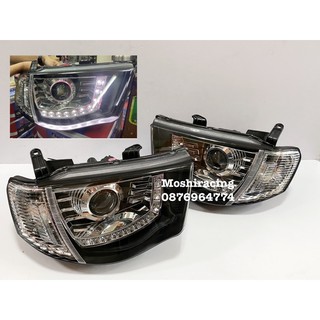 ไฟหน้า ไฟหน้าแต่ง โปรเจคเตอร์ MISUBISHI TRITON ปี 2005 2006 2007 2008 2009 2010 2011 2012 2013 2014