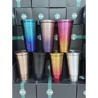 **เเก้วสตาบัค STARBUCKS 500 ml เก็บความร้อนความเย็นได้นาน รุ่นฝากระดก สเเตนเลสsu304  ****เเก้วสตาบัค STARBUCKS  เก