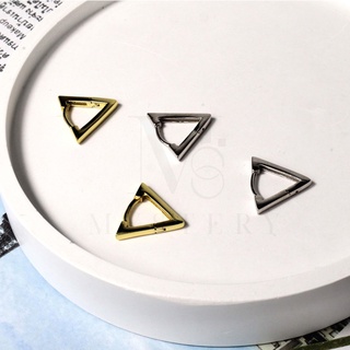 Triangle - earring 925 sterling best quality ต่างหูเงินแท้