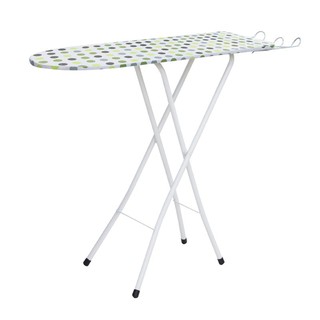 🔥HOT🔥 โต๊ะรีดผ้าแบบยืน ลายจุด (30X90 ซม.) Ironing table, stand style Polka dot (30X90cm)