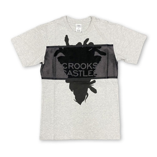 SLUM LTD - CROOKS AND CASTLES CRYPTIC MEDUSA Tee Heather Grey