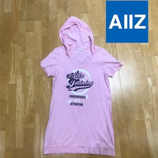 เสื้อยืด AIIZ มีฮู้ด มือสอง