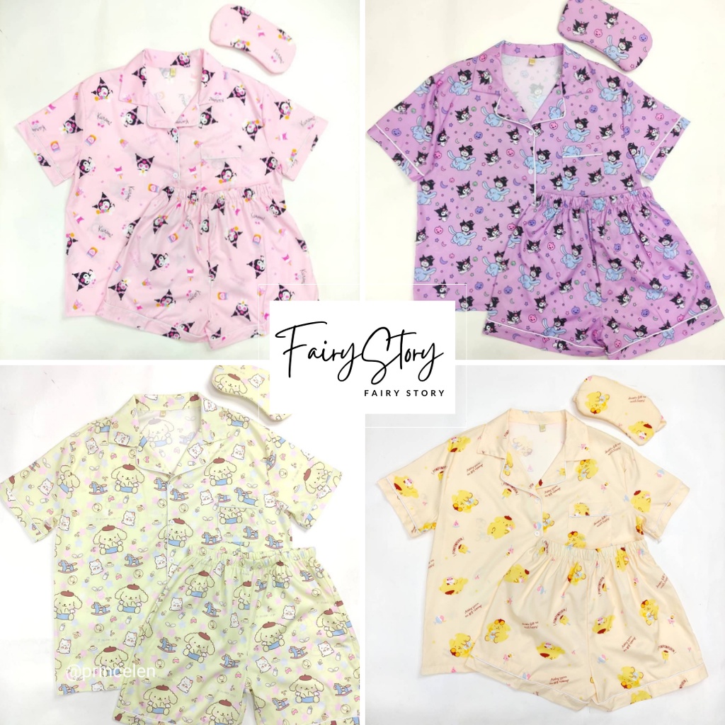 ชุดนอน Pompompurin & Kuromi