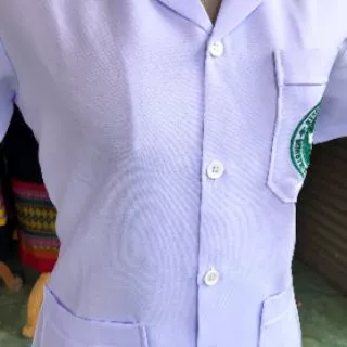 เสื้อกาวน์ปักสาธารณสุข พร้อมส่ง ปักชื่อจัดส่ง1-2วันค่ะ