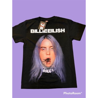 【HOT】เสื้อยืดคอกลมลาย Billie’Eilish