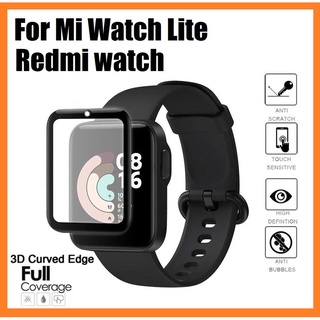 2 ชิ้น 3D ขอบโค้ง นิ่ม ป้องกัน ฟิล์ม ฟิล์ม Redmi watch 2 /  ฟิล์ม Redmi watch Smartwatch LCD เคสป้องกัน สำหรับ Xiaomi Redmi Watch / ฟิล์ม Mi Watch Lite ป้องกันหน้าจอ อุปกรณ์เสริม Mi Watch Lite Screen Protector