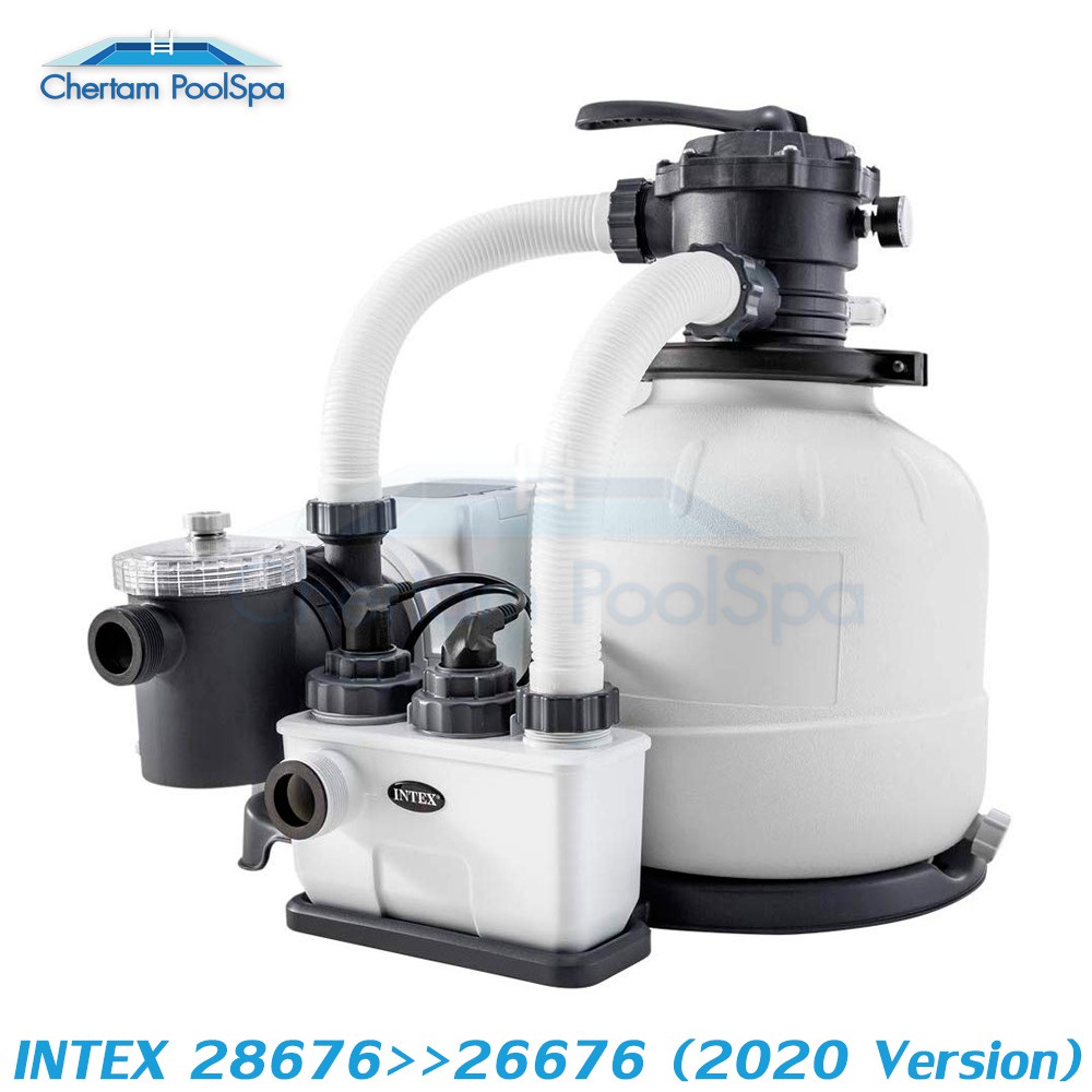INTEX 28676 / 26676 เครื่องผลิตคลอรีนระบบน้ำเกลือ-ทราย (อี.ซี.โอ) 6,000 ลิตร/ ชม.(***รบกวนทักสอบถามก่อนสั่งซื้อ***)