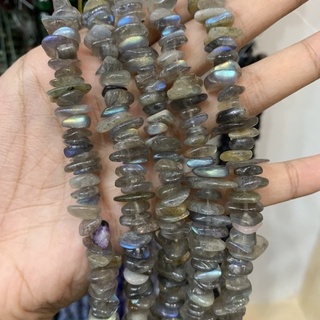 ลาบาโดไลท์ Labradorite ทรงอิสระ เส้นยาว *หินแท้ หินธรรมชาติ*