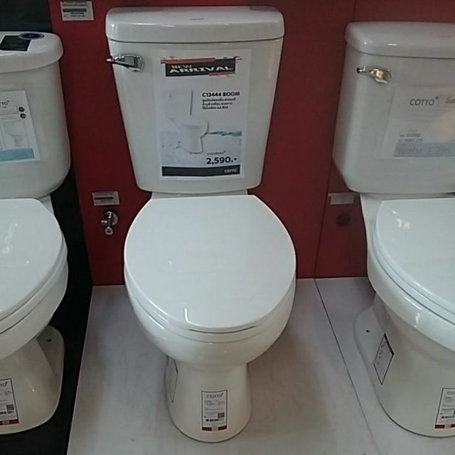 C-13440 ชักโครกแบบสองชิ้น 2ระบบ 3/4.5L สีขาว