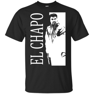 [100% Cotton] เสื้อยืด แบบนิ่ม พิมพ์ลาย El Chapo คุณภาพสูง แฟชั่นฤดูร้อน สําหรับผู้ชาย