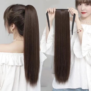 [3 บ.กดได้ 3 ชิ้น] 🔥หางม้าตรงสวย ชิ้นหนา (คุณภาพดี) พร้อมส่ง วิกผมหางม้า ไหมทนความร้อน วิกแฮร์พีซ เกรดพรีเมี่ยม