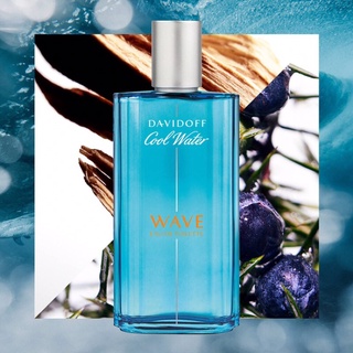 น้ำหอมDavidoff Cool Water Wave EDT125ml🔅ทักแชทเช็คสต๊อกก่อนนะ🫧