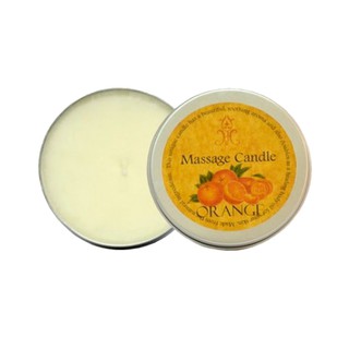 hHom เทียนนวด อโรมา กลิ่นส้ม  (Orange) 250 g. Aroma Massage Candle Orange