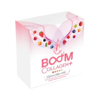 Boom Collagen+ ผลิตภัณฑ์อาหารเสริมที่ช่วยดูแลสุขภาพผิว ผม เล็บ พร้อมคุณประโยชน์จากสารสกัดที่มีมากถึง 36 ชนิด