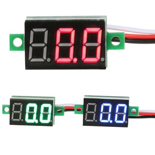 โวลต์มิเตอร์ดิจิตอล dc 0-100 v led 0 . 36 นิ้ว