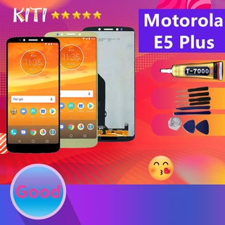 For Motorola MOTO E5 PLUS LCD XT1924 TOUCH หน้าจอดิจิตอล เปลี่ยนจอ LCD + ชุดหน้าจอสัมผัสแบบสัมผัสสำหรับ Motorola Moto E5