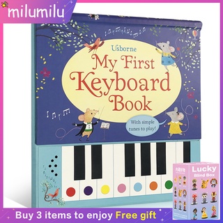 My First Key Usborne หนังสือคีย์บอร์ดเล่มแรกของฉันคืออเมริกันต้นฉบับภาษาอังกฤษหนังสือ