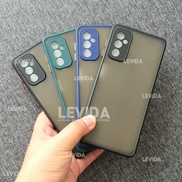 เคส Samsung M52 5G Mychoice Dove Matte Transparent สลิมฟัซมาการอง Samsung M52 5G