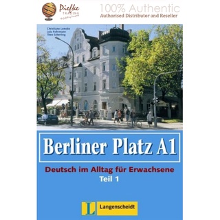 LANGENSCHEIDT :BERLINER PLATZ A1-PART 1 STUDENT BOOK AND EXERCISES WITH Audio AUDIO : 9783468479014 (นำเข้าของแท้100%)