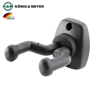 K&amp;M® 16250 Guitar Wall Mount ที่แขวนกีตาร์ ขาแขวนกีตาร์ แบบติดผนัง ตัวล็อคกลม ทำจากโลหะ, พลาสติก (Model: 16250-000-55) ** Made in Germany **