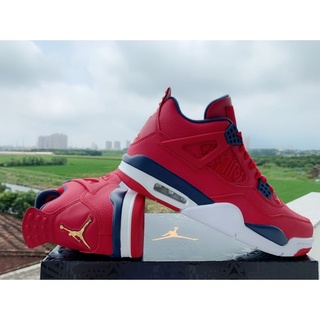 พร้อมส่ง Air Jordan 4 "FIBA" World Cup รองเท้าผ้าใบลําลอง สําหรับผู้ชาย ผู้หญิง เหมาะกับการวิ่ง เล่นกีฬา บาสเก็ตบอล AJ4