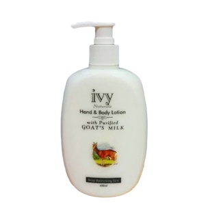 โลชั่นนมแพะบำรุงผิว Ivy HAND &amp; BODY LOTION 450 ml