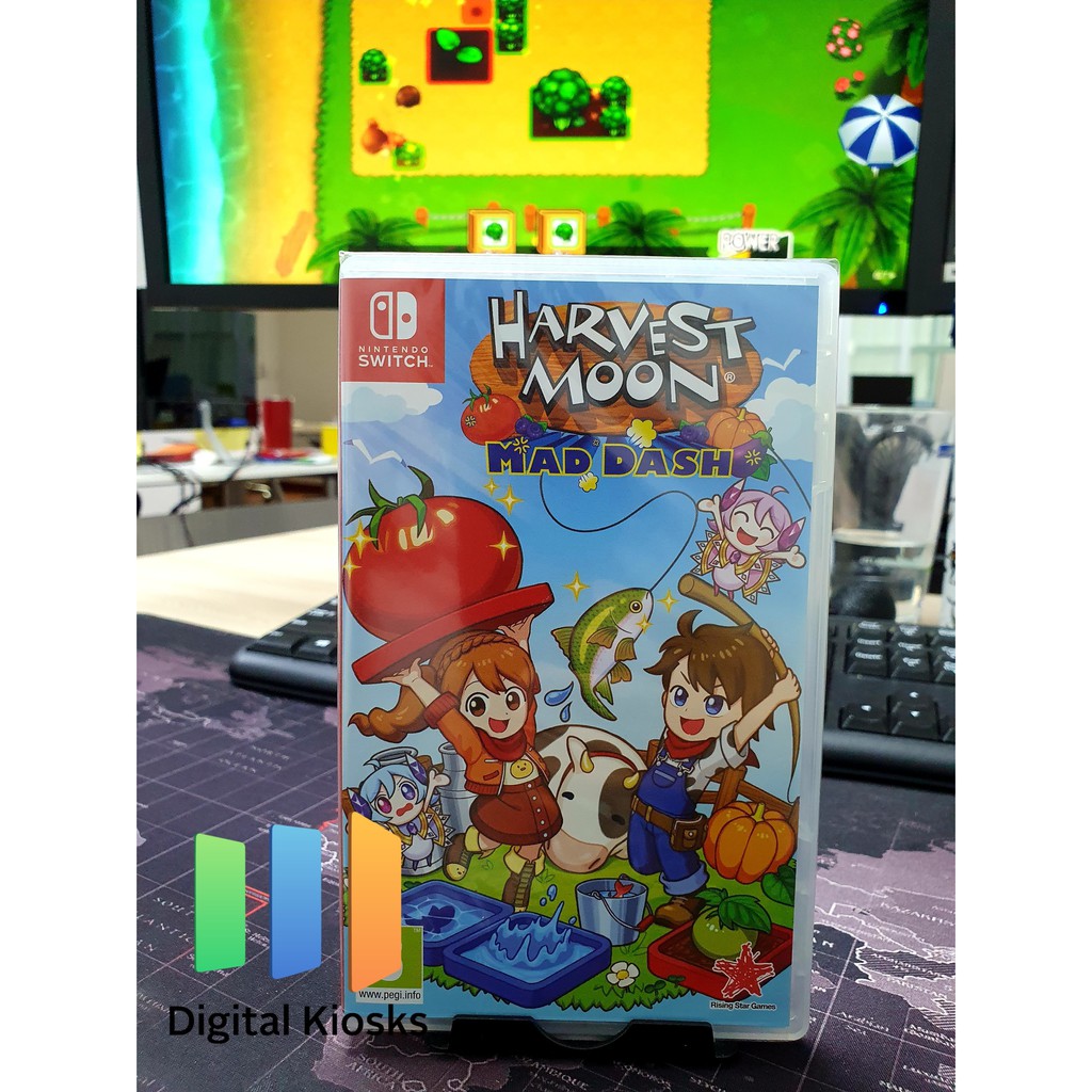 (สินค้ามือ 1) Nintendo Switch Game : HARVEST MOON: MAD DASH (R2)(EN)