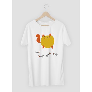 เสื้อยืดลายแมว น่ารักๆ CAT TEE SHIRT