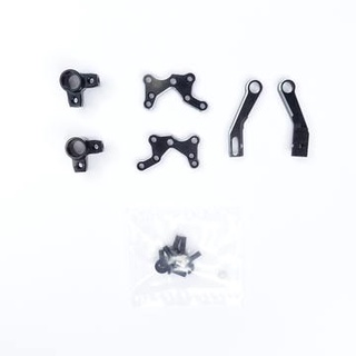 3 Racing SAK-D4819/V2/BK ALUMINUM STEERING SYSTEM FOR D4