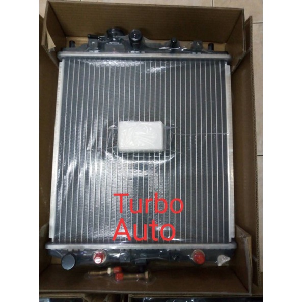 หม้อน้ำอลูมิเนียม+ฝาปิดหม้อน้ำ Daihatsu mira(เกียร์ออโต้เทอร์โบ) L200 Kancil  ใส่มิร่า L80รถบ้านเราไ