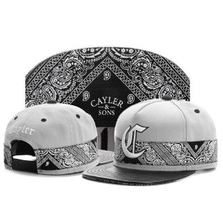 CAYLER &amp;amp;SONS snapbacks Hip Hop Cap ป๊อป Retro Unisex ผ้าฝ้าย หมวกหนังแท้ SnapBack Baseball Cap แบรนด์ Good Design