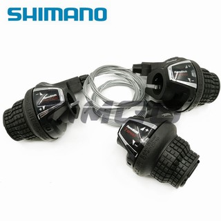 Shimano SL-RS35 คันโยกเกียร์จักรยานเสือภูเขา ความเร็ว 3×6 3×7 SIS Revoshift สีดํา