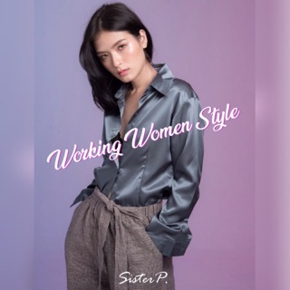 Luxury Japanese Satin Shirt สวยหรูลุค Working Women