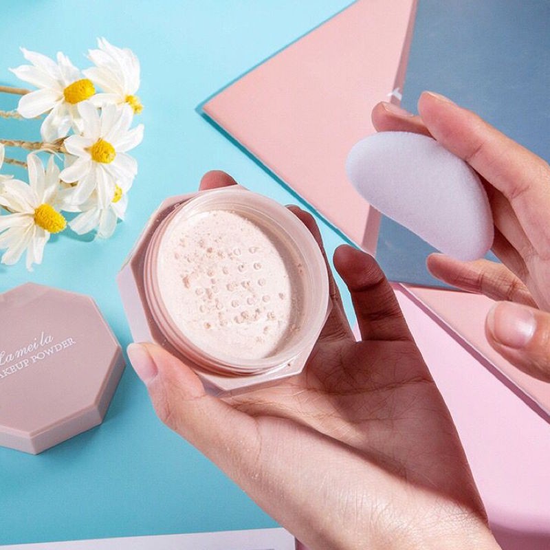 Lamela Refreshing Mineral Loose Powder คอนซีลเลอร์เนื้อบางเบา Naked Natural น้ำหนักเบาประณีตซ่อมผง (F54)