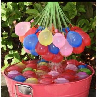 ลูกโป่งน้ำ 1ห่อ 1พวง มี 37ลูก water balloon แพ็ค3 DBC080