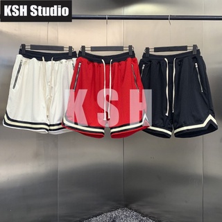 [พร้อมส่ง] FEAROFGOD fifth season FOG main line breathable mesh loose trendy mens sports shorts high street five-point