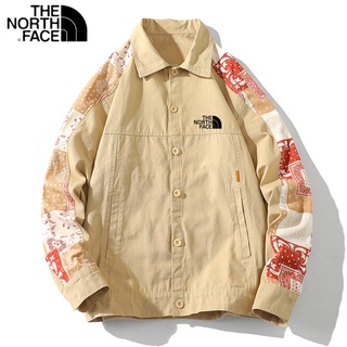 The North Face เสื้อแจ็กเก็ตคาร์ดิแกนลําลอง ทรงหลวม ของแท้ 100% แฟชั่นสําหรับผู้ชาย