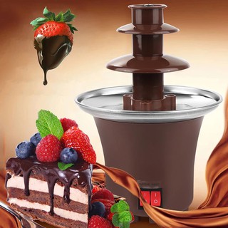 เครื่องทำช็อคโกแลตฟองดู เครื่องทำช็อคโกแลต Mini Fountain Machine สินค้าพร้อมส่ง.