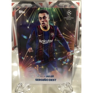 2020-21 Topps Football Festival by Steve Aoki UEFA Champions League Soccer Barcelona