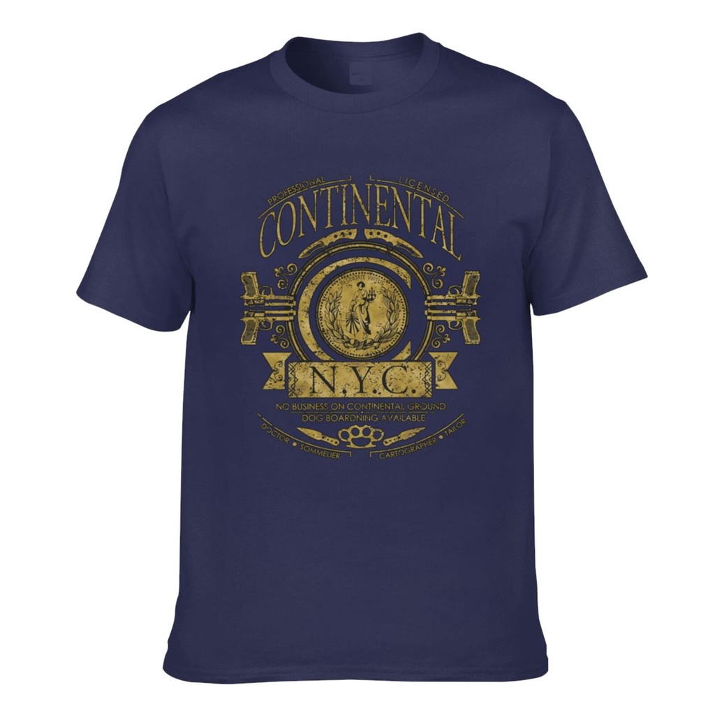 เสื้อยืดแขนสั้นผู้ชาย John Wick Continental