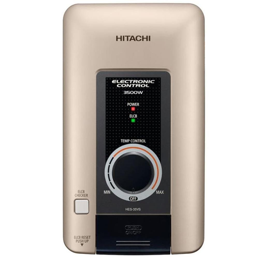 Water heater SHOWER HEATER HITACHI HES 35VS MCG 3500W GOLD Hot water heaters Water supply system เครื่องทำน้ำอุ่น เครื่อ