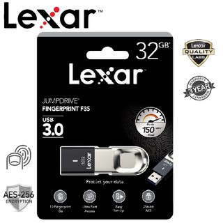 Lexar 32GB F35 JumpDrive Fingerprint USB3.0 (150MB/s)