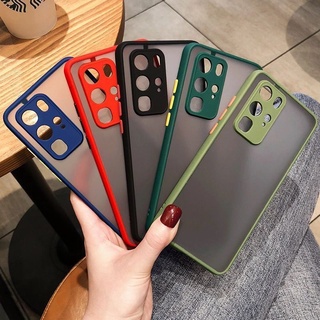 เคสขอบสีกันกล้อง เคส Samsung Galaxy A10 A20 A30 A50 A70 A10S A20S A30S A50S A11 A31 S20 FE เคสเรียวมี เคสกันกระแทก