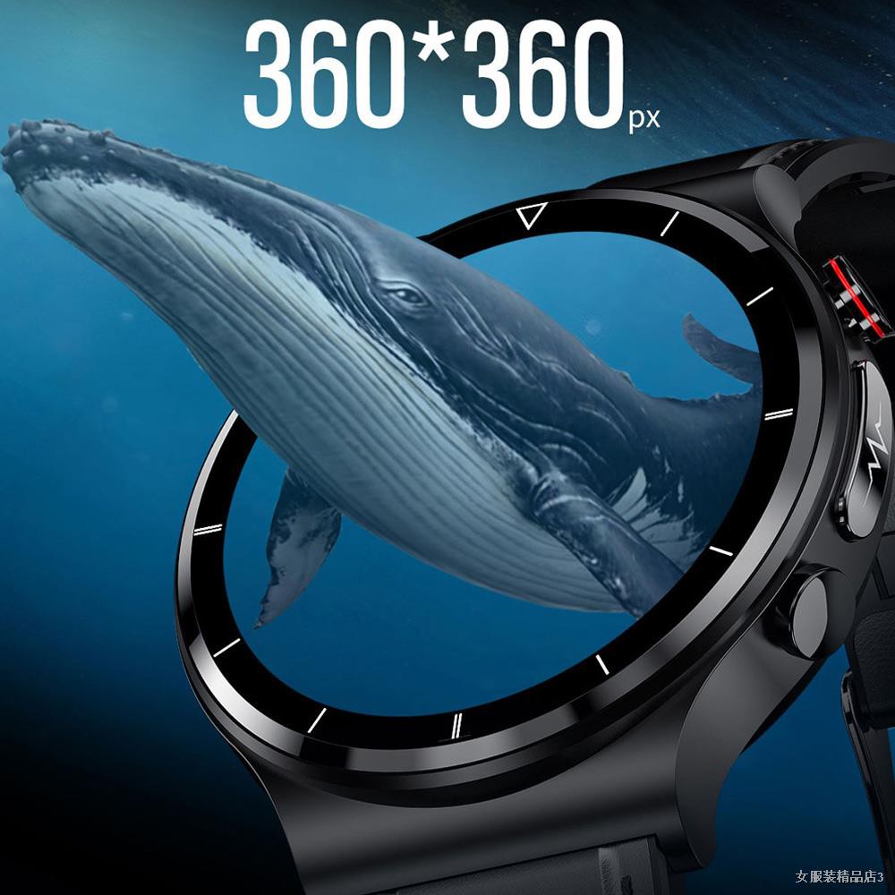 ✹℗ECG Smart Watch Men Wireless Charging 360*360 Full Touch Body Temperature Fitness Tracker Smartwatch IP68 Waterproof S