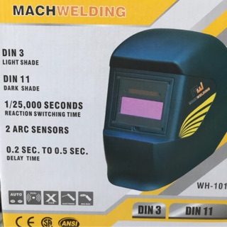 หน้ากากเชื่อมปรับแสงอัตโนมัติ Auto Darkening Welding Helmet