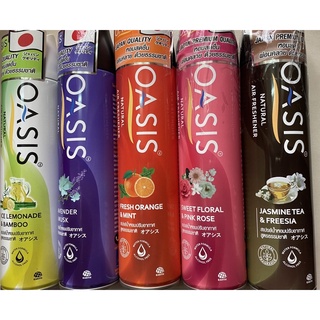 Oasis Natural Spray Air Freshner โอเอซิส เนเชอรัล สเปรย์ปรับอากาศน้ำหอม สูตรธรรมชาติ 320 มล. (มี 3 กลิ่น)