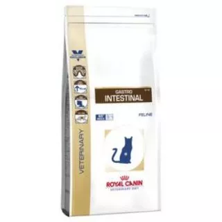 Royal Canin Feline Gastro Intestinal ขนาด2kg(แพ็คเกจใหม่) อาหารแมว โรคระบบทางเดินอาหาร ถ่ายเหลว