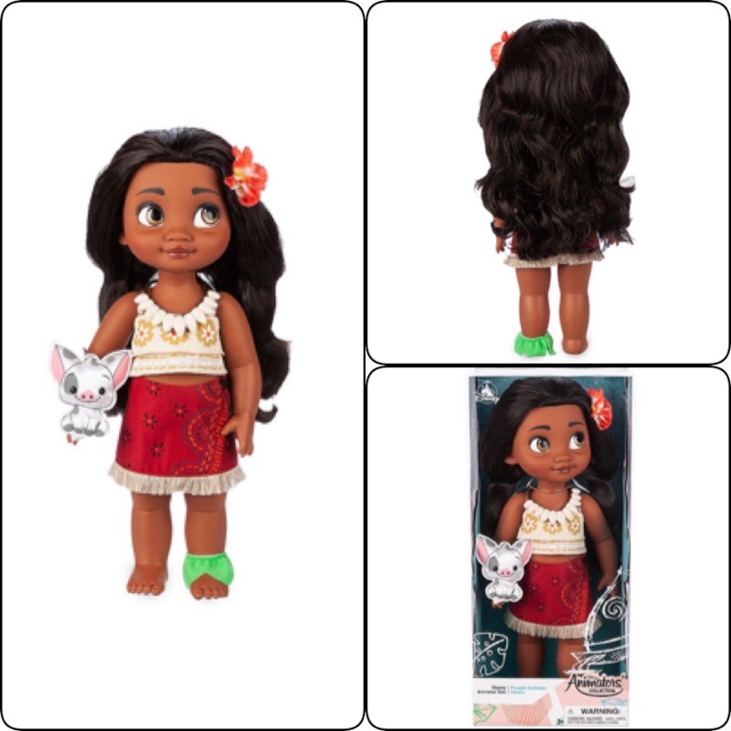 พร้อมส่ง Disney Animators' Collection Moanal Doll 16” รหัส 19 ของแท้ ของใหม่ นำเข้าจาก Shop Disney U