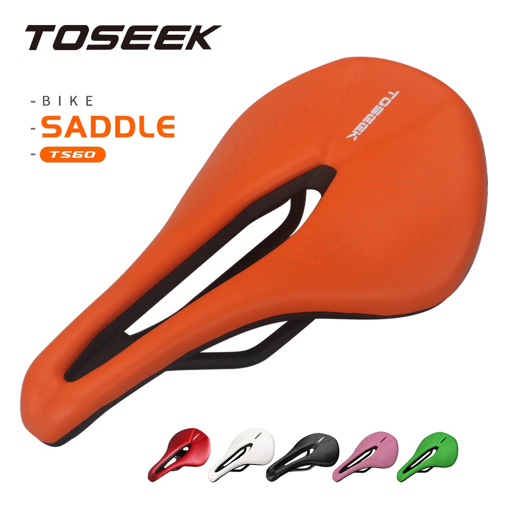 Toseek MTB จักรยานเสือหมอบอาน EVA Ultralight Breathable สบายเบาะรองนั่ง Racing อานจักรยาน อะไหล่