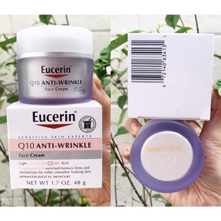 Eucerin Q10 Anti-Wrinkle Face Creme 48g. ของแท้100%